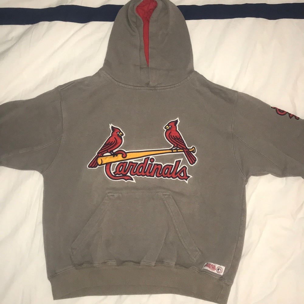 Unisex Kids Grey St Louis Cardinals Hoodie